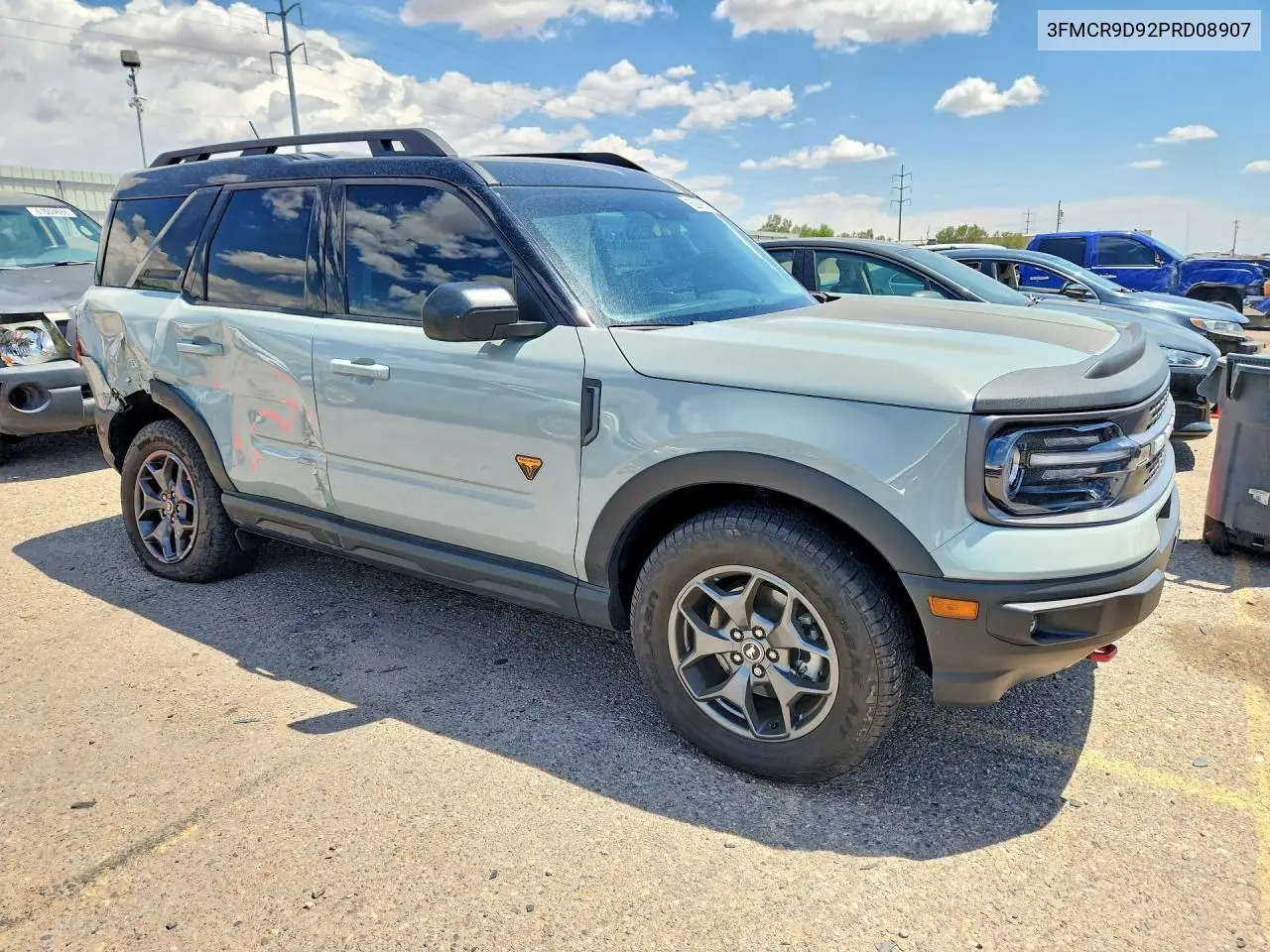 2023 Ford Bronco Sport Badlands VIN: 3FMCR9D92PRD08907 Lot: 60996576