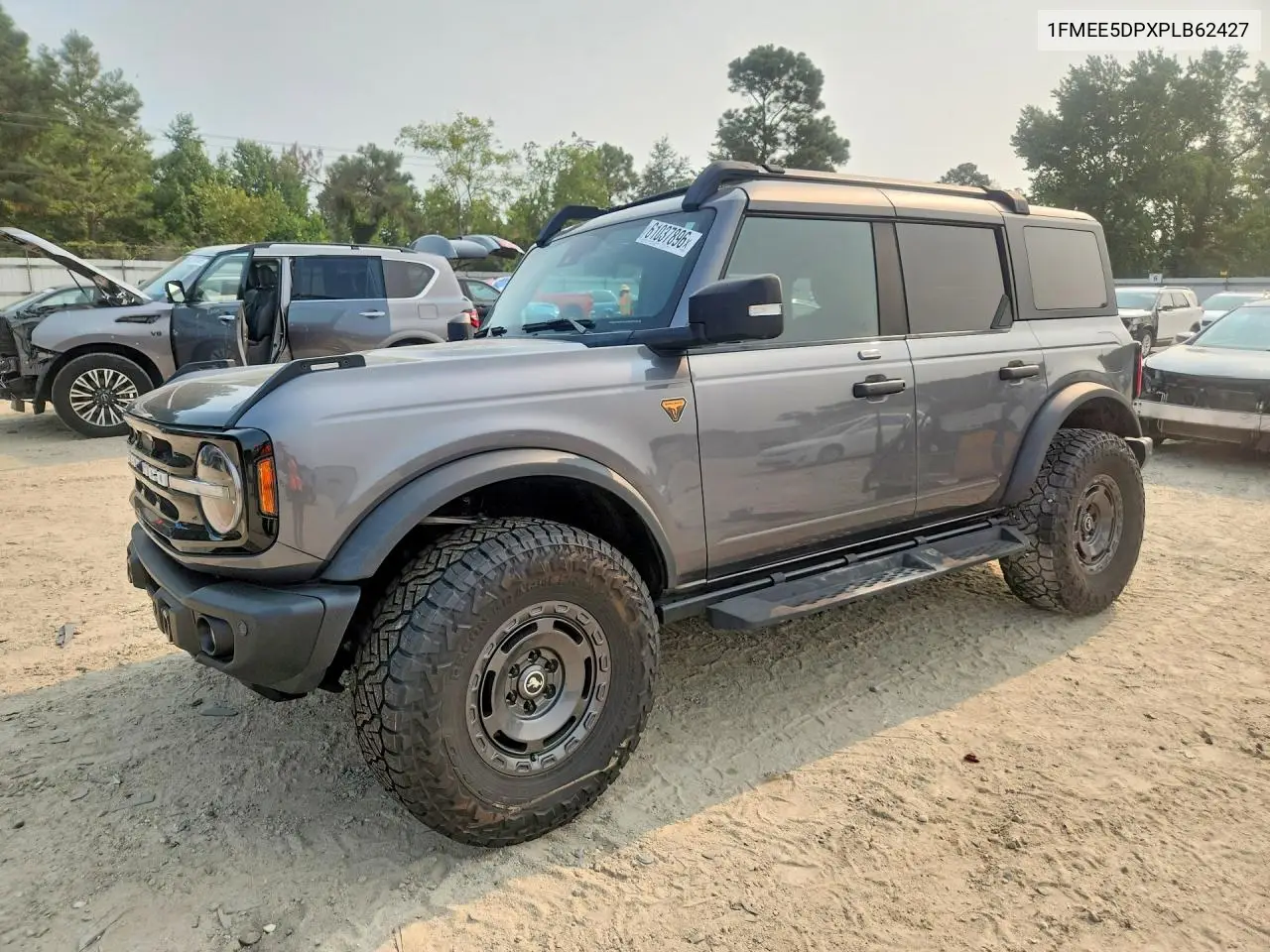 2023 Ford Bronco Base/Big Bend/Black Diamond/Ou VIN: 1FMEE5DPXPLB62427 Lot: 61037896