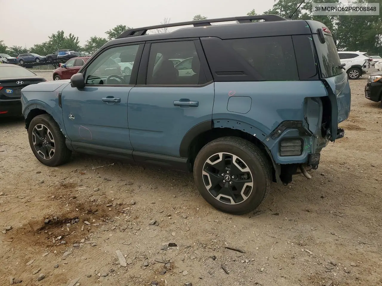 2023 Ford Bronco Sport Outer Banks VIN: 3FMCR9C62PRD08848 Lot: 61038636