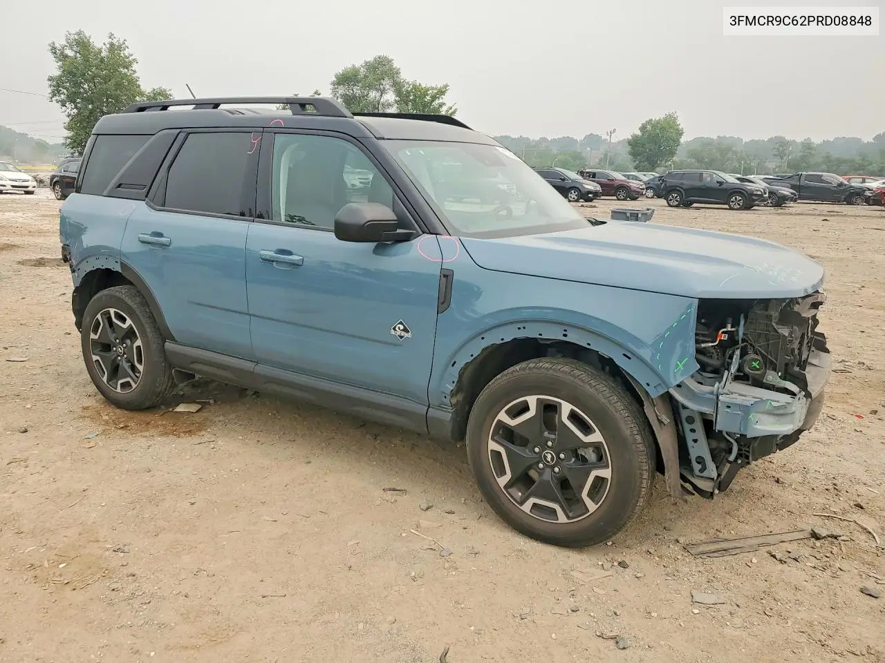 2023 Ford Bronco Sport Outer Banks VIN: 3FMCR9C62PRD08848 Lot: 61038636