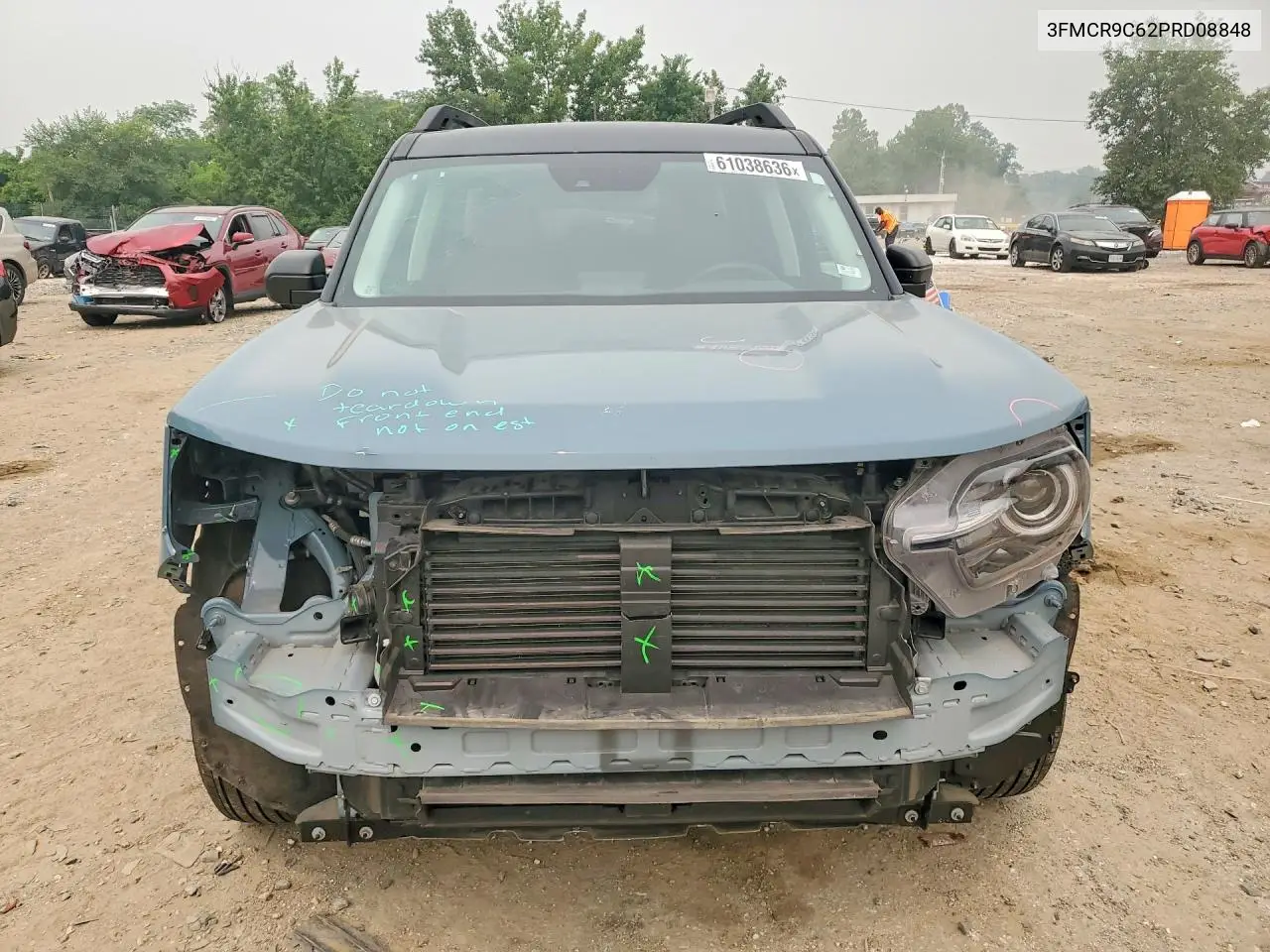 2023 Ford Bronco Sport Outer Banks VIN: 3FMCR9C62PRD08848 Lot: 61038636