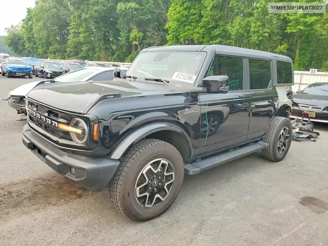 2023 Ford Bronco Base VIN: 1FMEE5BP1PLB73027 Lot: 61215396