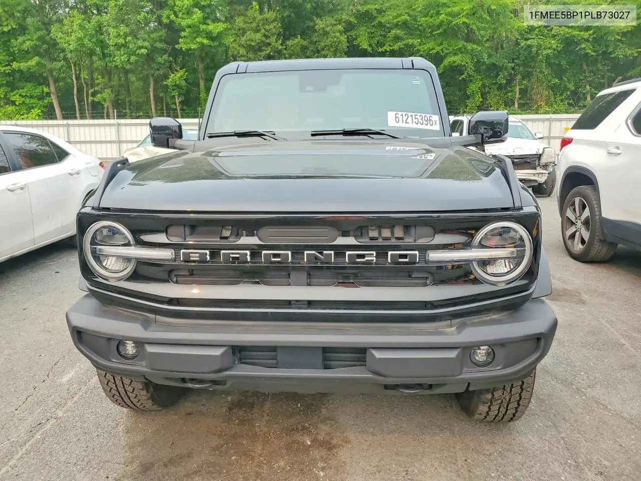 2023 Ford Bronco Base VIN: 1FMEE5BP1PLB73027 Lot: 61215396