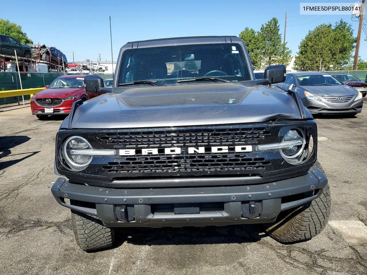 2023 Ford Bronco Base VIN: 1FMEE5DP5PLB80141 Lot: 61241546