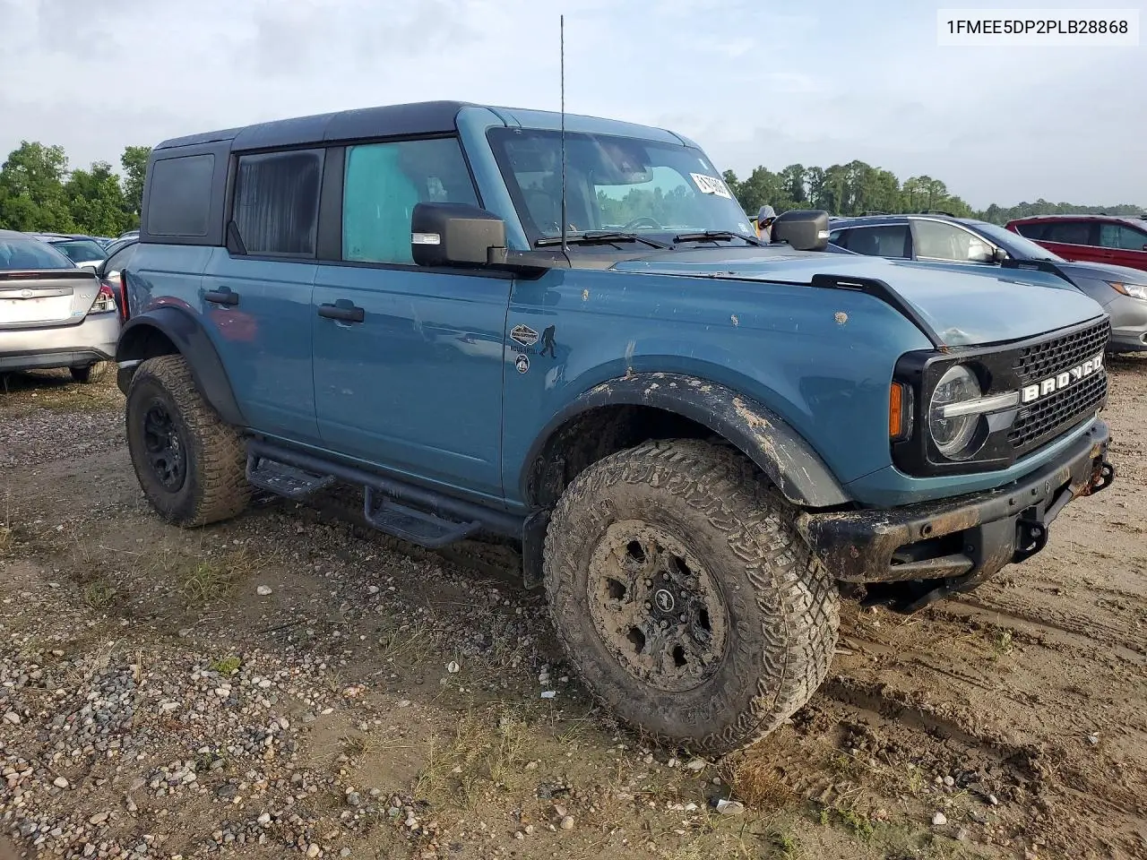 2023 Ford Bronco Base VIN: 1FMEE5DP2PLB28868 Lot: 61379686