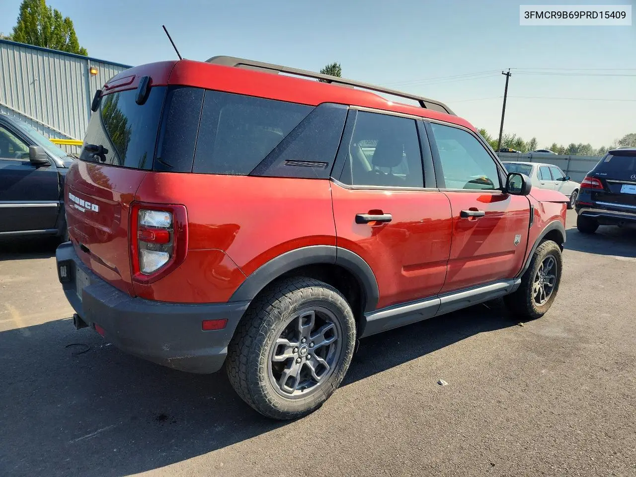 2023 Ford Bronco Sport Big Bend VIN: 3FMCR9B69PRD15409 Lot: 61767456