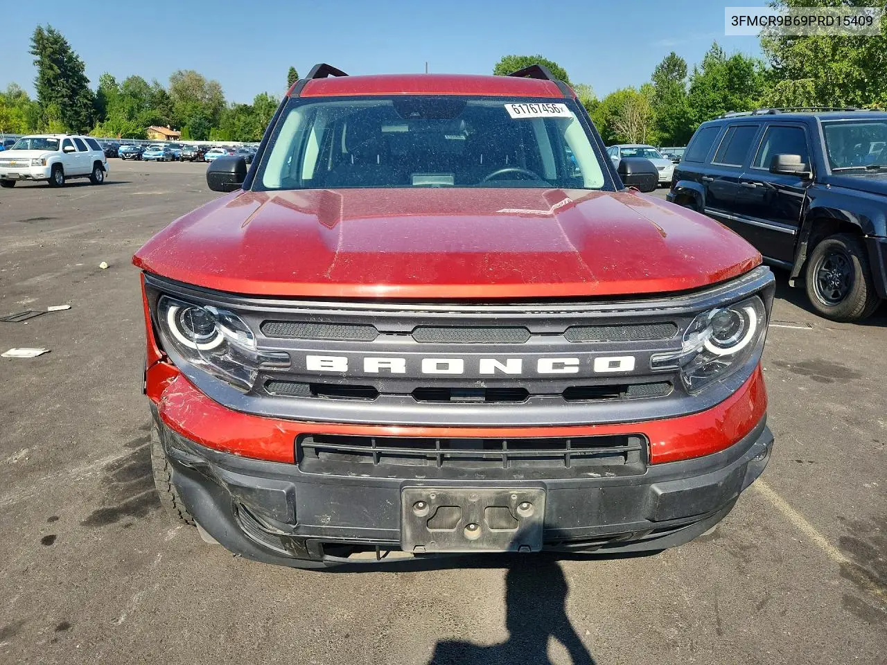 2023 Ford Bronco Sport Big Bend VIN: 3FMCR9B69PRD15409 Lot: 61767456