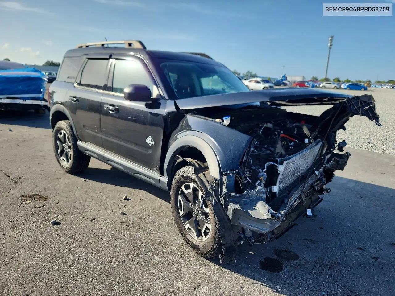 2023 Ford Bronco Sport Outer Banks VIN: 3FMCR9C68PRD53759 Lot: 62229096