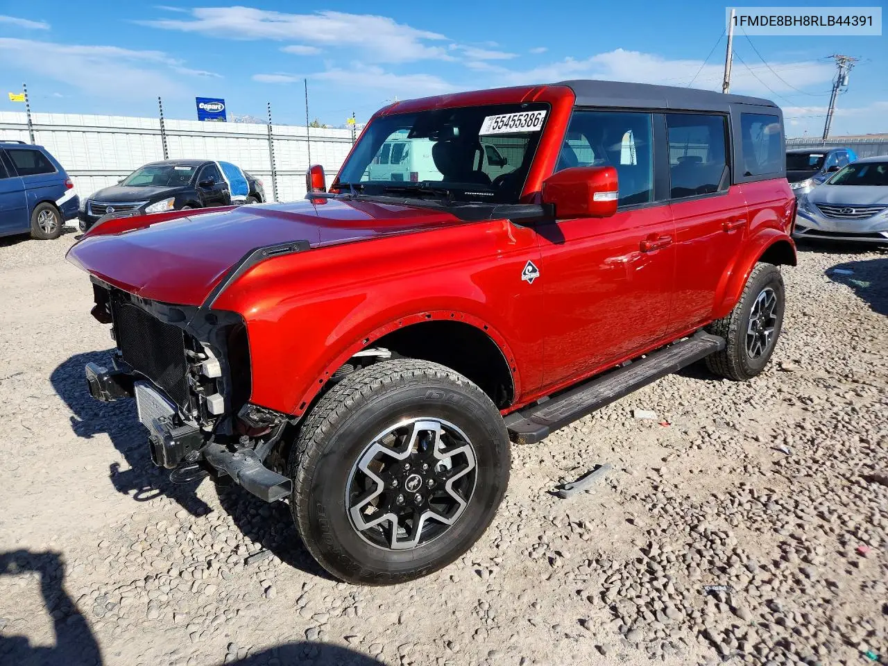 2024 Ford Bronco Outer Banks VIN: 1FMDE8BH8RLB44391 Lot: 55455386
