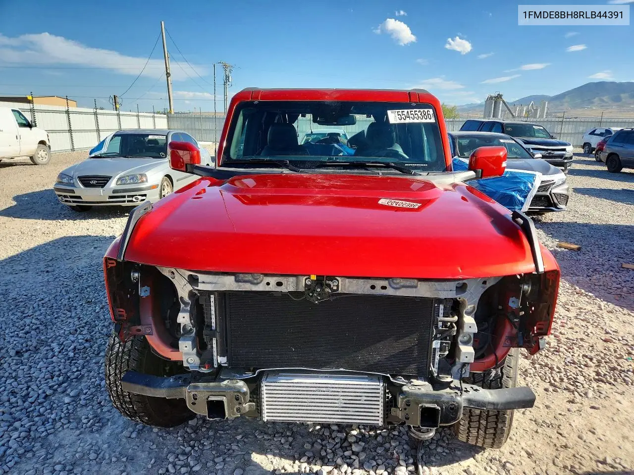 2024 Ford Bronco Outer Banks VIN: 1FMDE8BH8RLB44391 Lot: 55455386