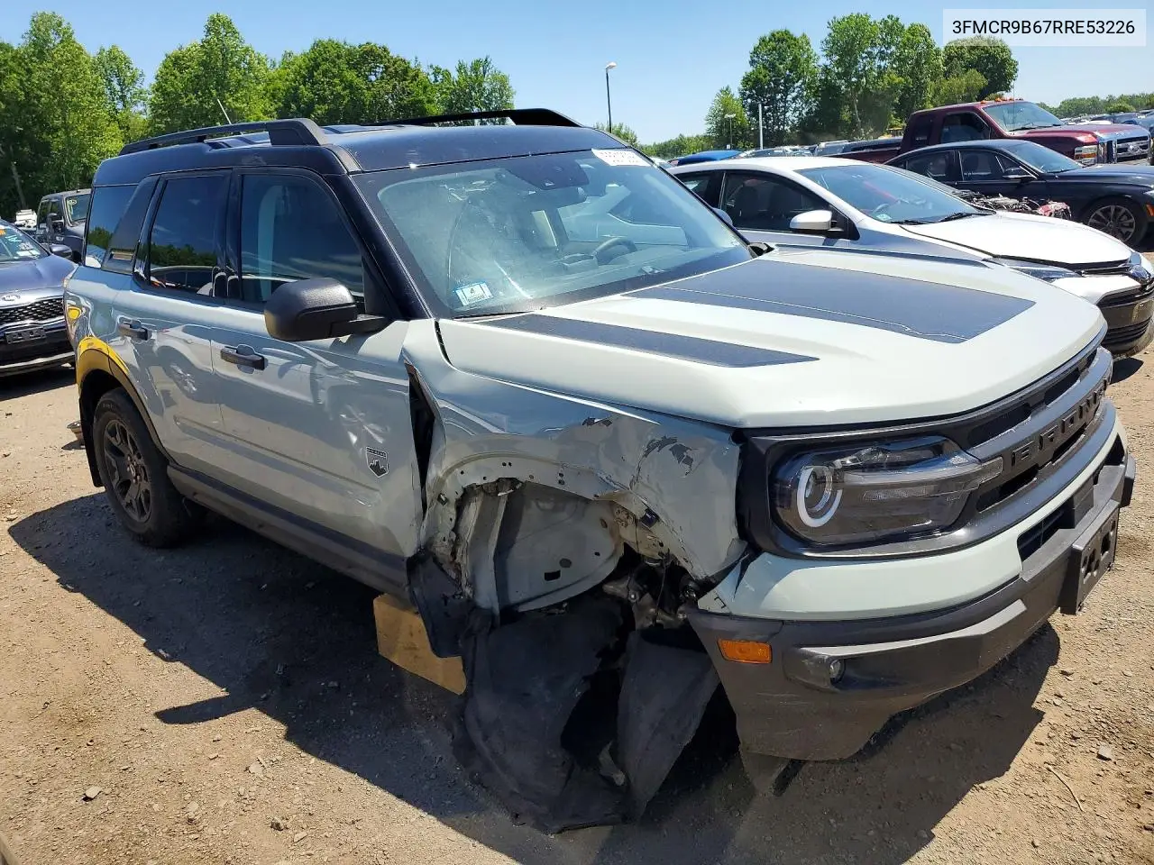 2024 Ford Bronco Sport Big Bend VIN: 3FMCR9B67RRE53226 Lot: 55518266