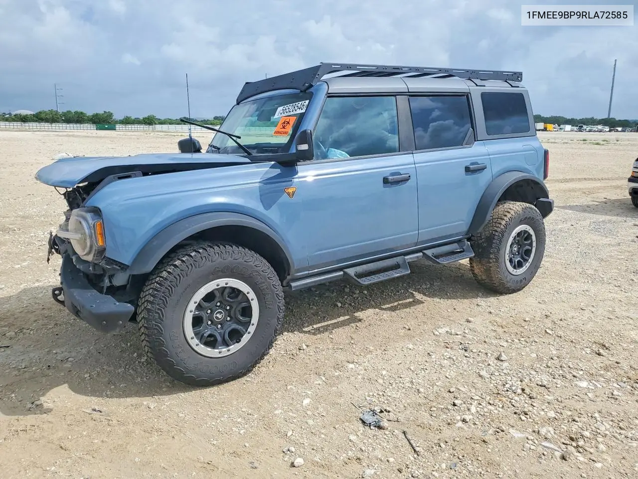 2024 Ford Bronco Badlands VIN: 1FMEE9BP9RLA72585 Lot: 56528546