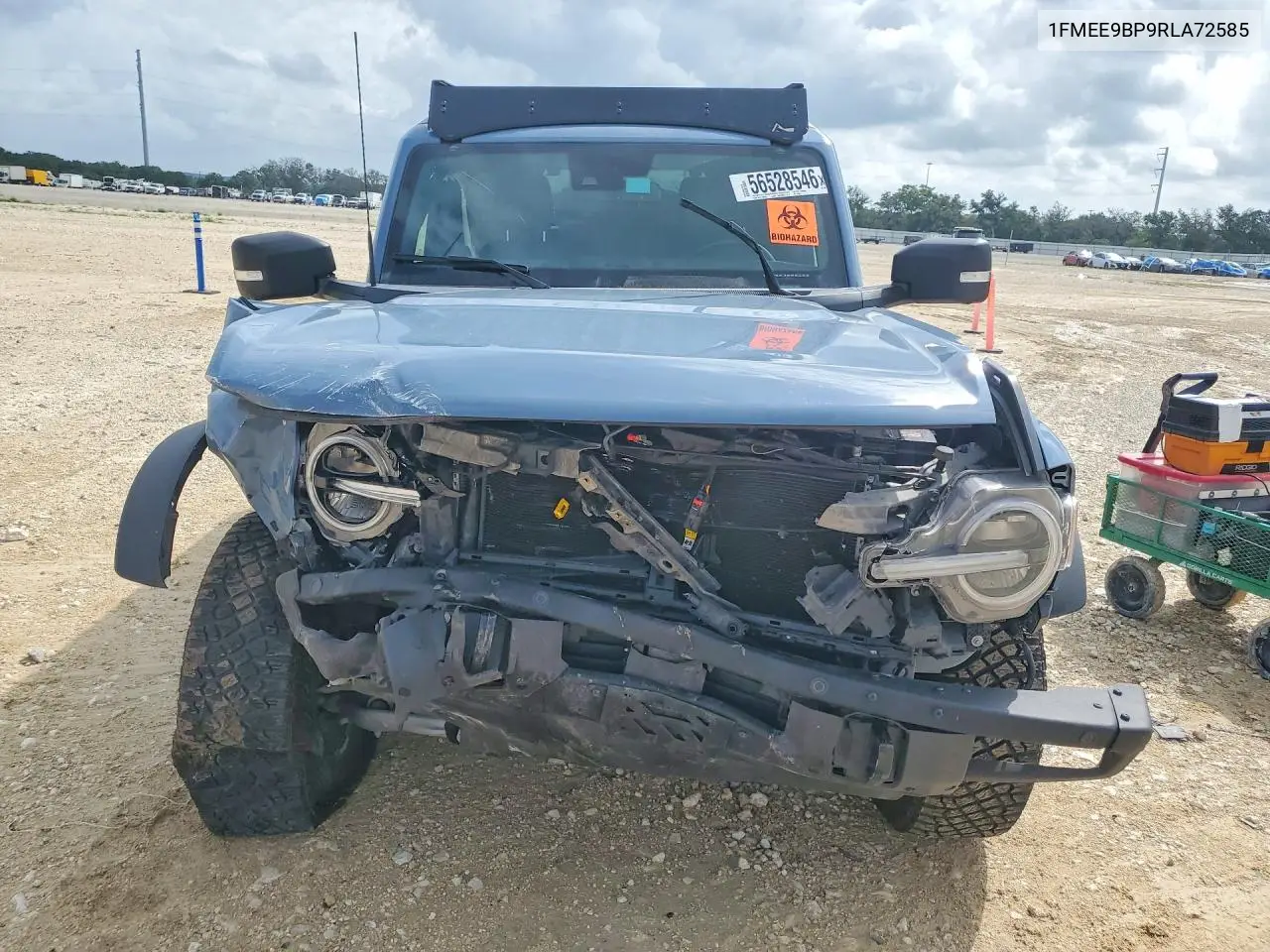 2024 Ford Bronco Badlands VIN: 1FMEE9BP9RLA72585 Lot: 56528546