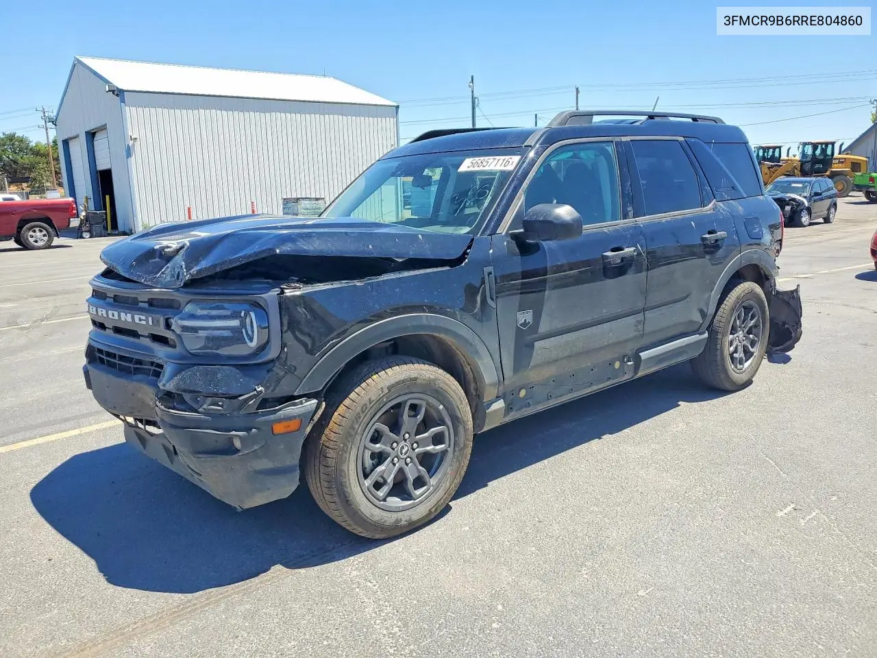2024 Ford Bronco Sport Big Bend VIN: 3FMCR9B6RRE804860 Lot: 56857116