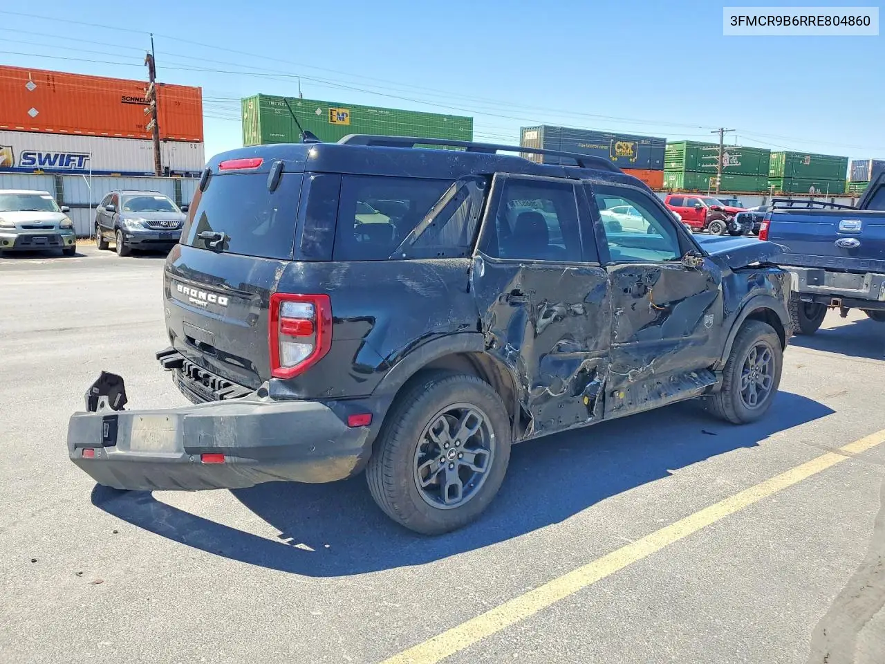2024 Ford Bronco Sport Big Bend VIN: 3FMCR9B6RRE804860 Lot: 56857116