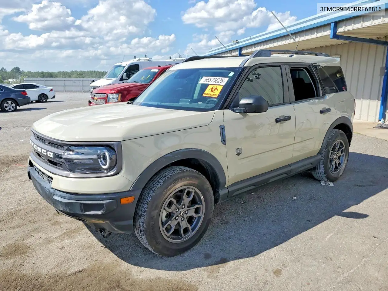 2024 Ford Bronco Sport Big Ben Unknown VIN: 3FMCR9B60RRF68816 Lot: 56876626