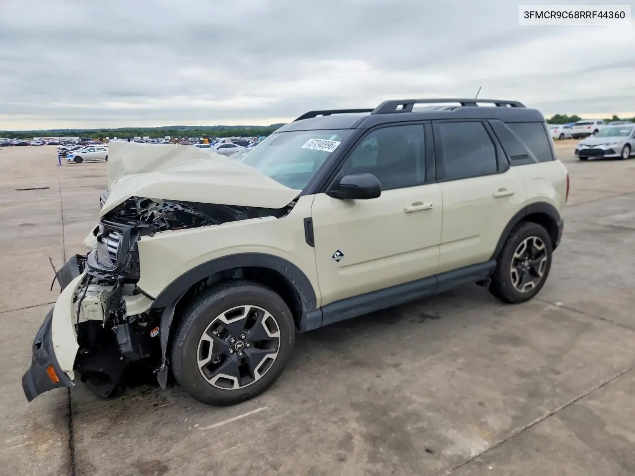 2024 Ford Bronco Sport Outer Banks VIN: 3FMCR9C68RRF44360 Lot: 57248996