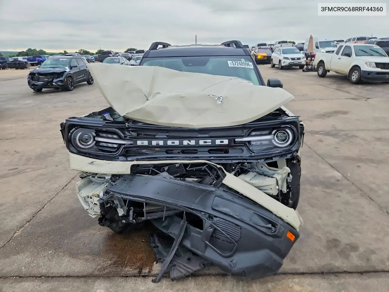 2024 Ford Bronco Sport Outer Banks VIN: 3FMCR9C68RRF44360 Lot: 57248996