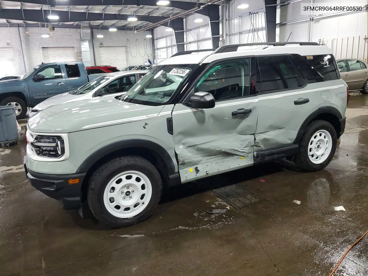 2024 Ford Bronco Sport Heritage VIN: 3FMCR9G64RRF00530 Lot: 57262256