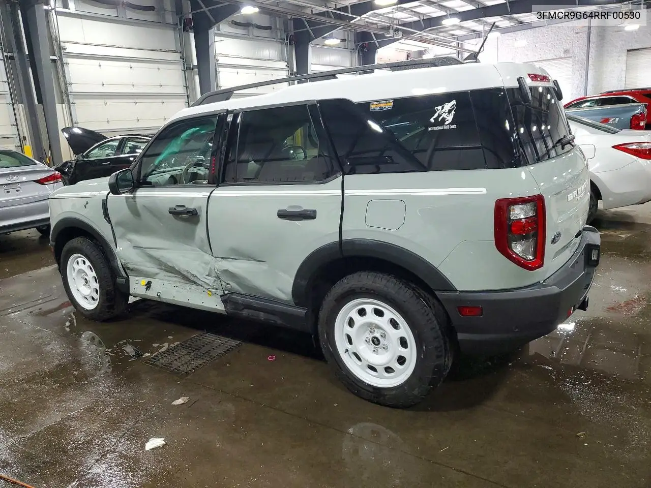 2024 Ford Bronco Sport Heritage VIN: 3FMCR9G64RRF00530 Lot: 57262256
