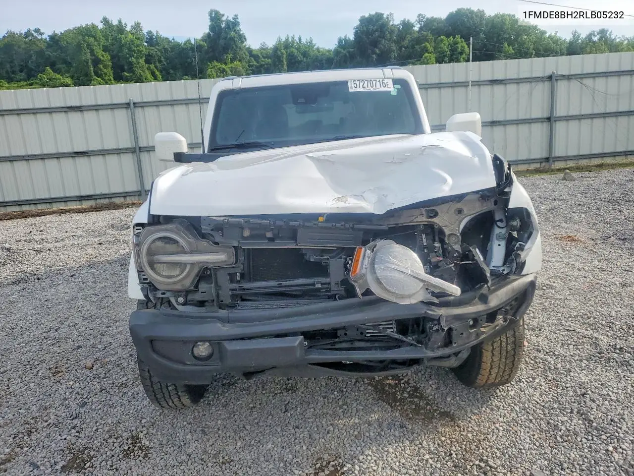 2024 Ford Bronco Outer Banks VIN: 1FMDE8BH2RLB05232 Lot: 57270716