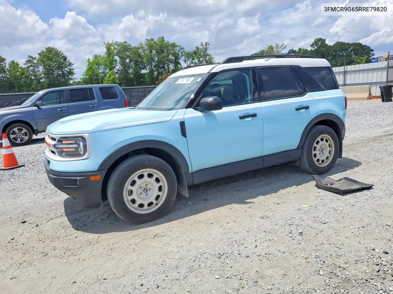 2024 Ford Bronco Sport Heritage VIN: 3FMCR9G65RRE79820 Lot: 57347166