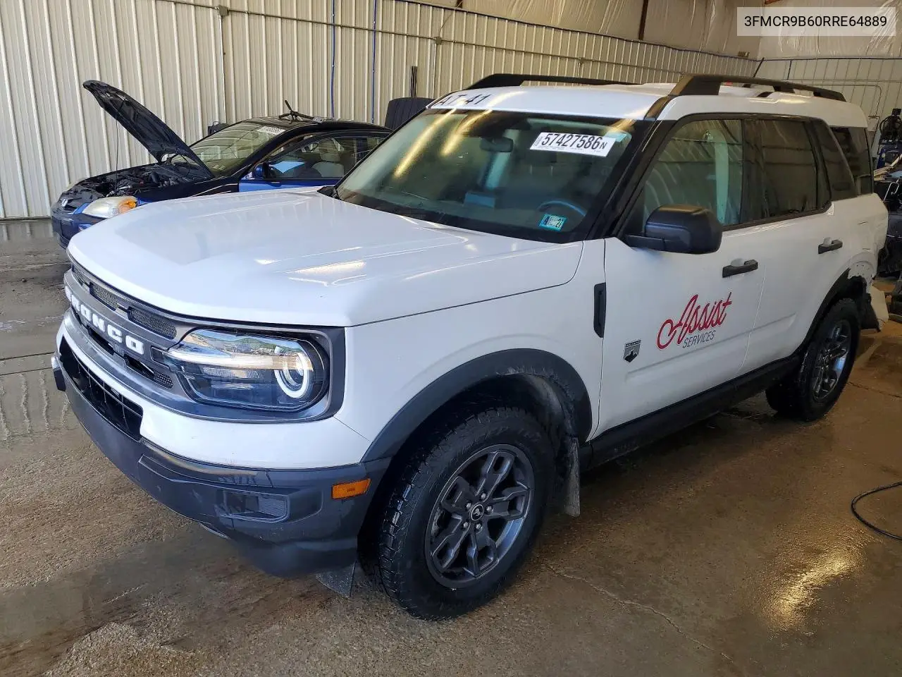 2024 Ford Bronco Sport Big Bend VIN: 3FMCR9B60RRE64889 Lot: 57427586