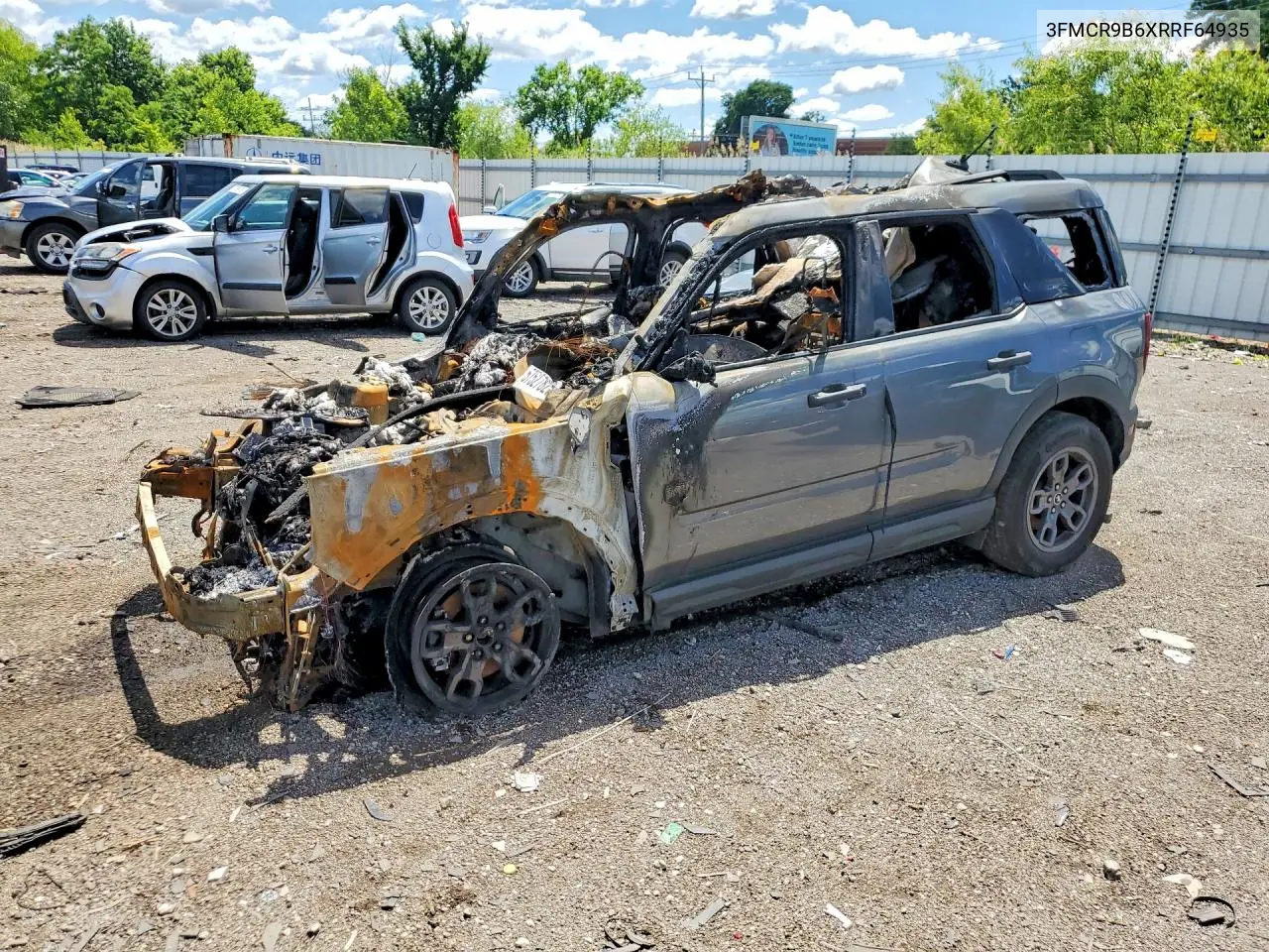 2024 Ford Bronco Sport Big Bend VIN: 3FMCR9B6XRRF64935 Lot: 57527826