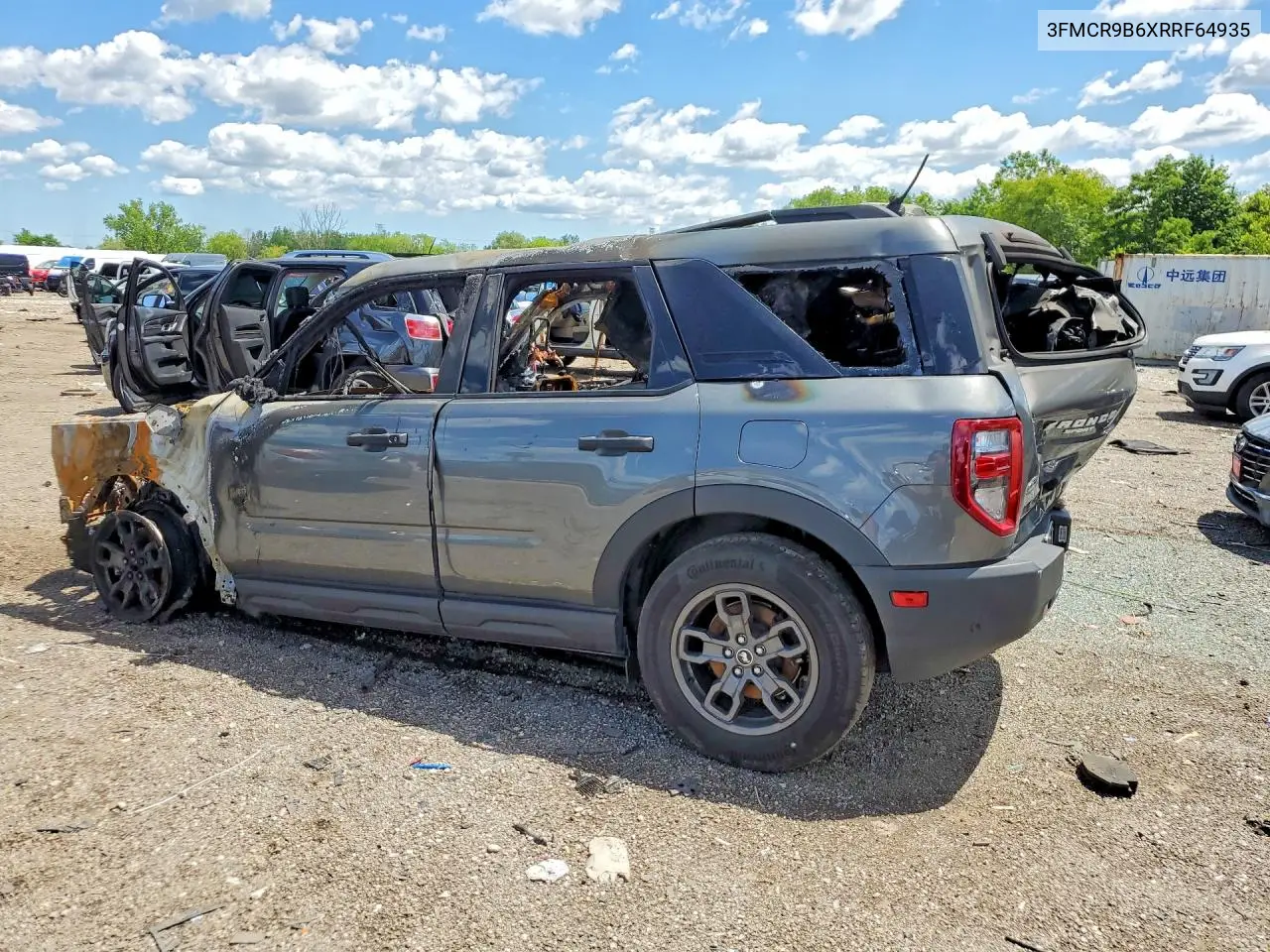 2024 Ford Bronco Sport Big Bend VIN: 3FMCR9B6XRRF64935 Lot: 57527826