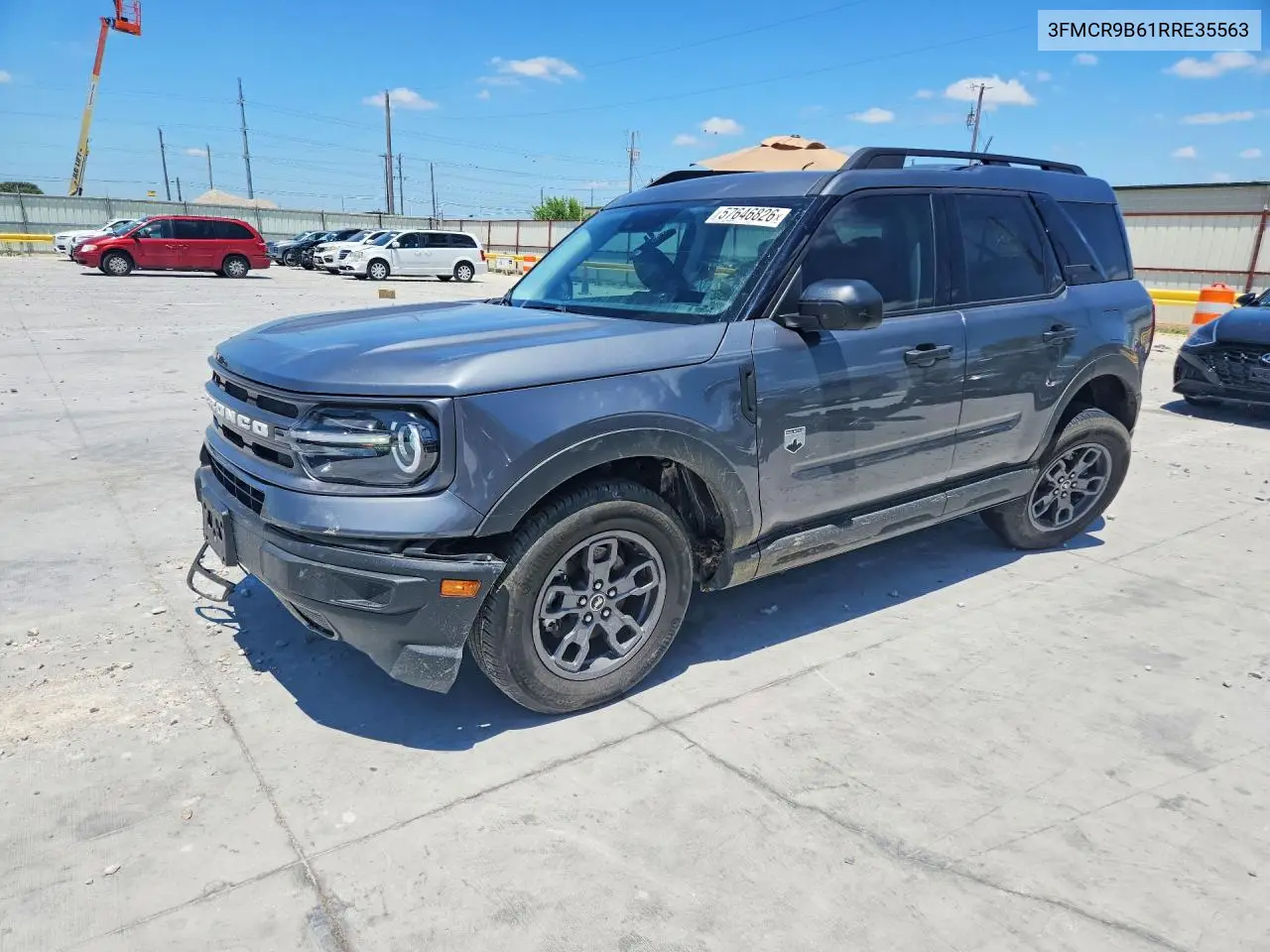 2024 Ford Bronco Sport Big Bend VIN: 3FMCR9B61RRE35563 Lot: 57646826