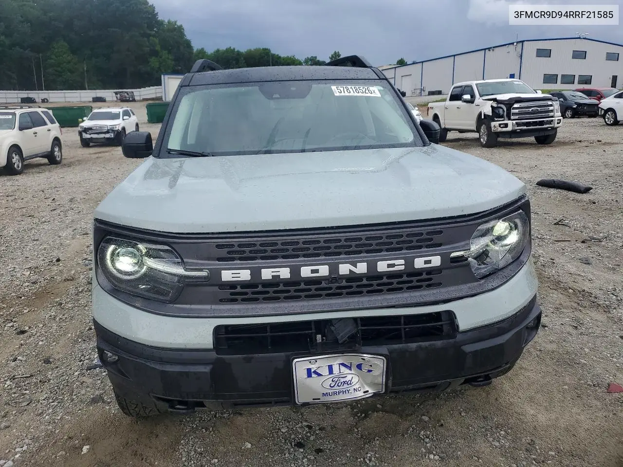 2024 Ford Bronco Sport Badlands VIN: 3FMCR9D94RRF21585 Lot: 57818526