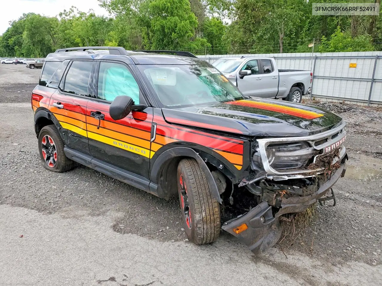2024 Ford Bronco Sport Free Wheeling VIN: 3FMCR9K66RRF52491 Lot: 58002406
