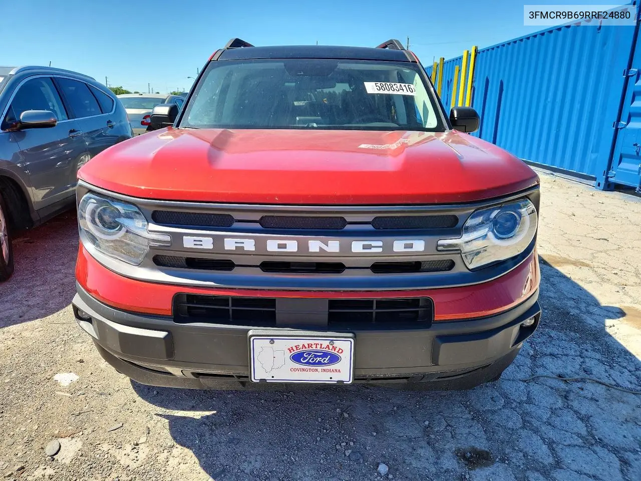 2024 Ford Bronco Sport Big Bend VIN: 3FMCR9B69RRF24880 Lot: 58083416