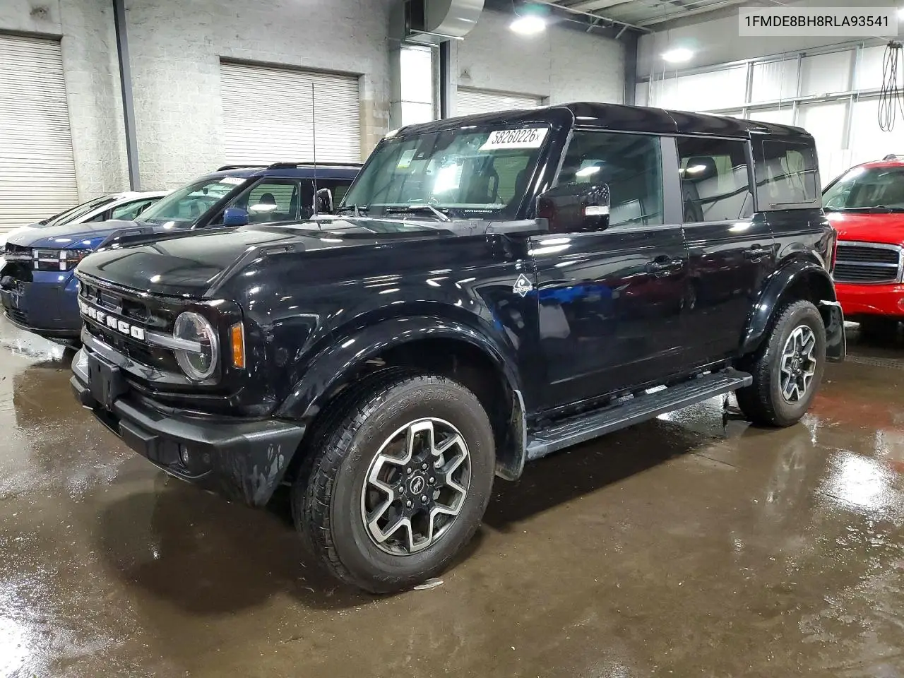 2024 Ford Bronco Outer Banks VIN: 1FMDE8BH8RLA93541 Lot: 58260226