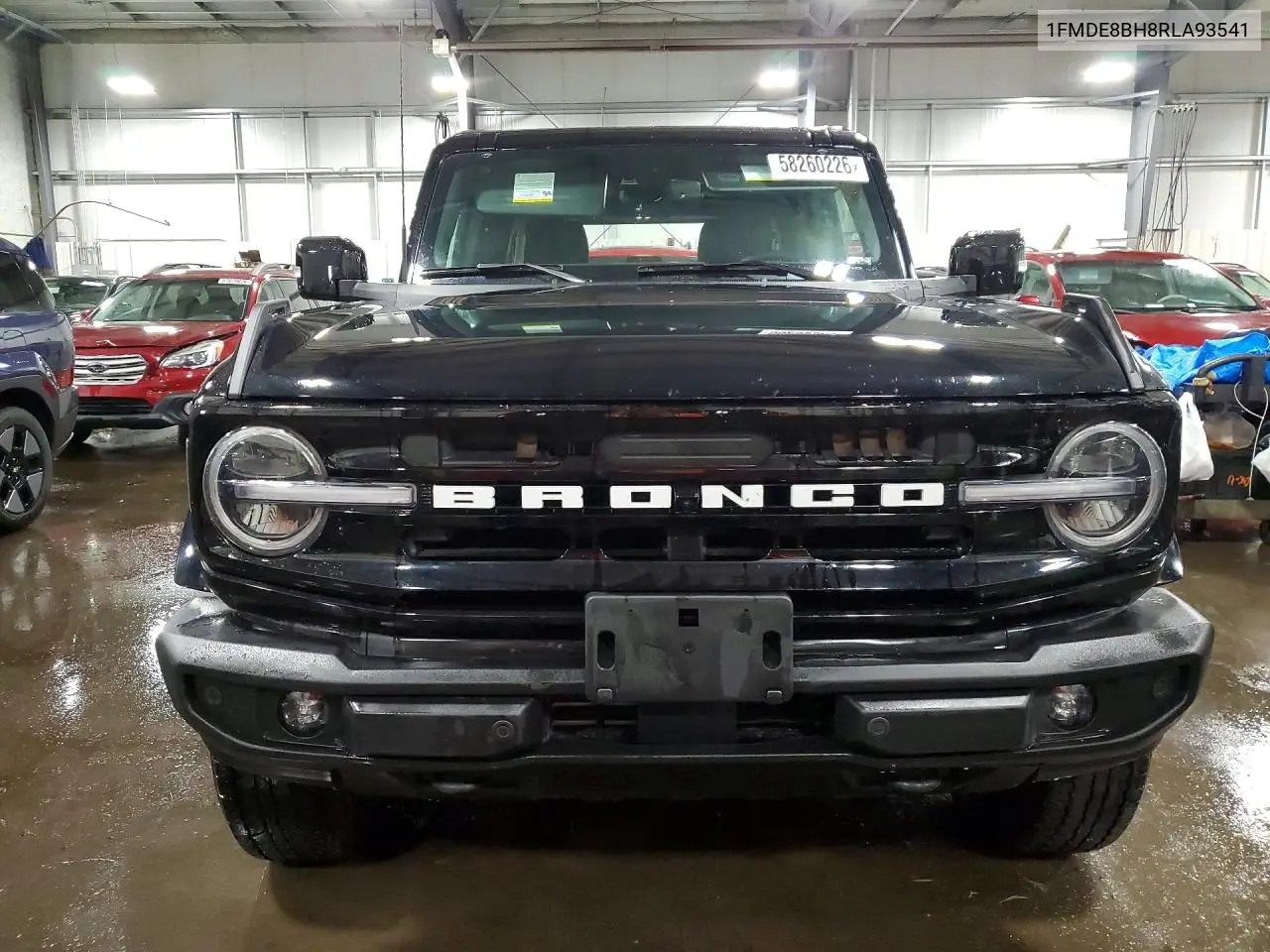 2024 Ford Bronco Outer Banks VIN: 1FMDE8BH8RLA93541 Lot: 58260226