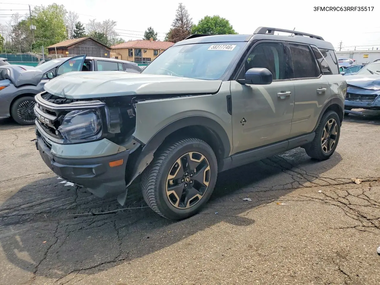2024 Ford Bronco Sport Outer Banks VIN: 3FMCR9C63RRF35517 Lot: 58317746