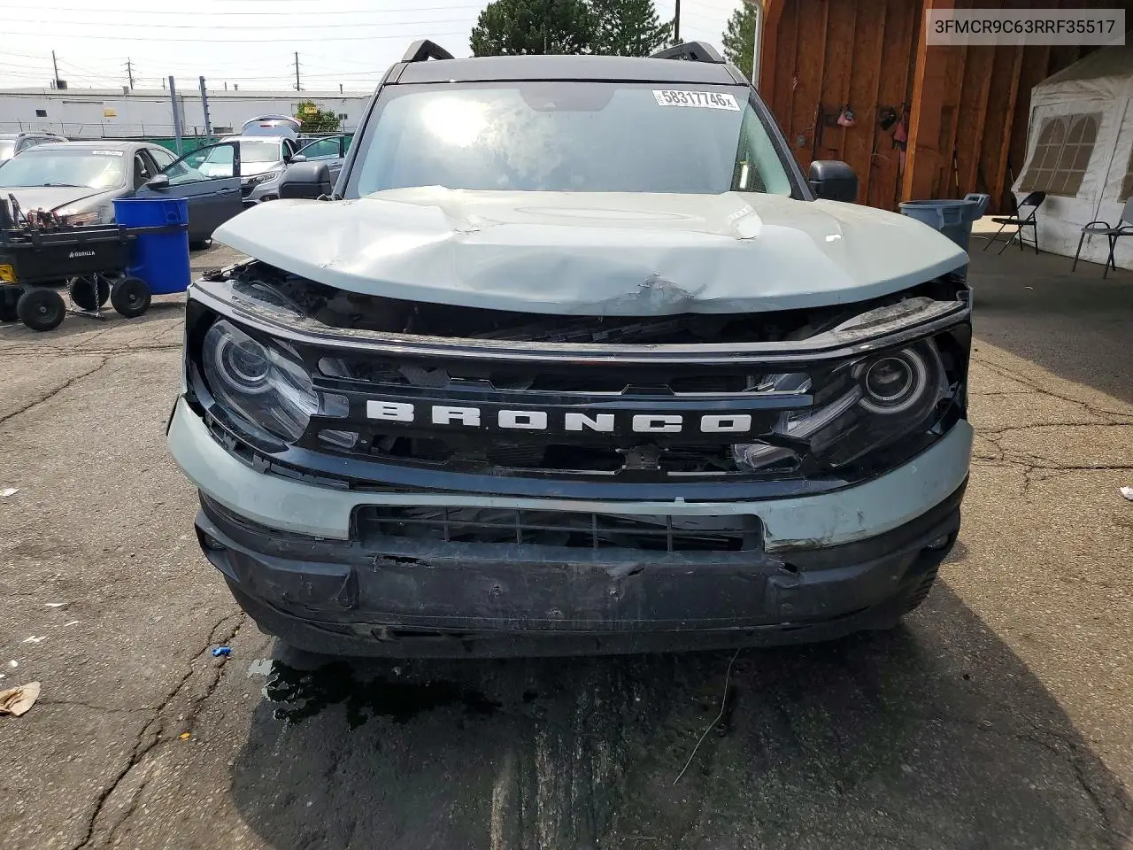 2024 Ford Bronco Sport Outer Banks VIN: 3FMCR9C63RRF35517 Lot: 58317746