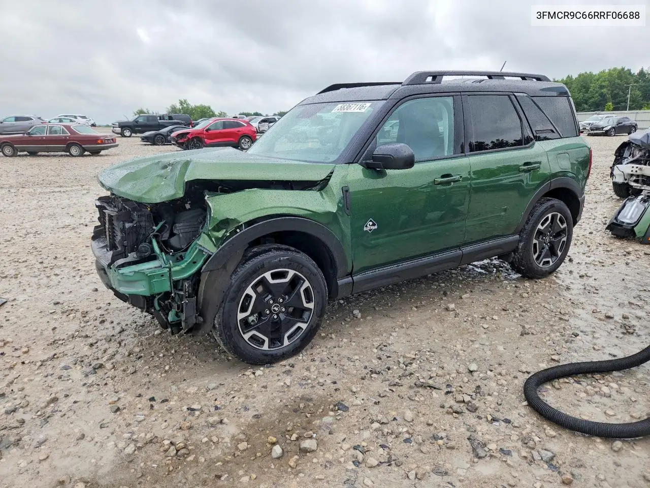 2024 Ford Bronco Sport Outer Banks VIN: 3FMCR9C66RRF06688 Lot: 58367116
