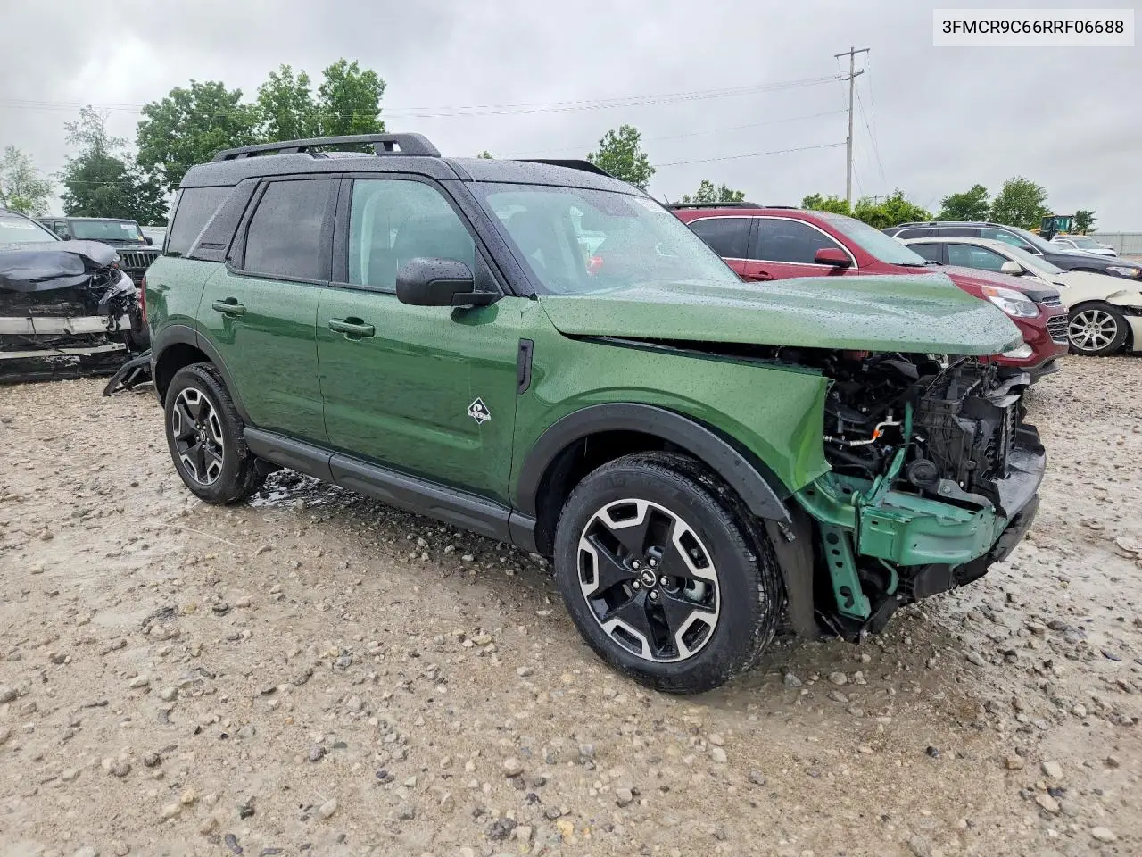 2024 Ford Bronco Sport Outer Banks VIN: 3FMCR9C66RRF06688 Lot: 58367116