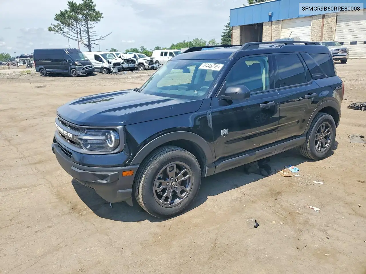 2024 Ford Bronco Sport Big Bend VIN: 3FMCR9B60RRE80008 Lot: 58446716