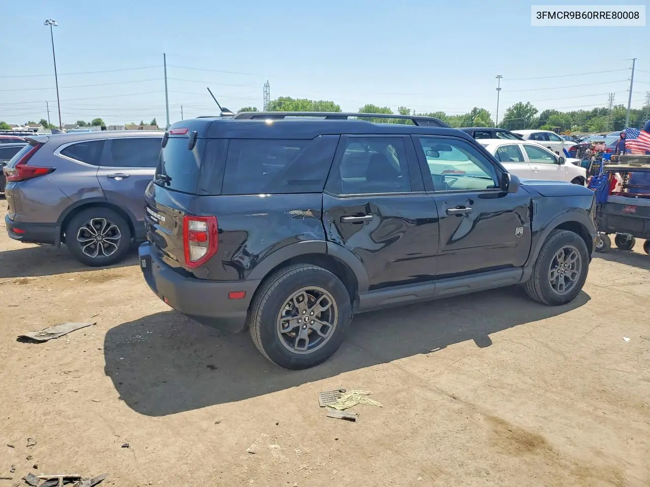 2024 Ford Bronco Sport Big Bend VIN: 3FMCR9B60RRE80008 Lot: 58446716