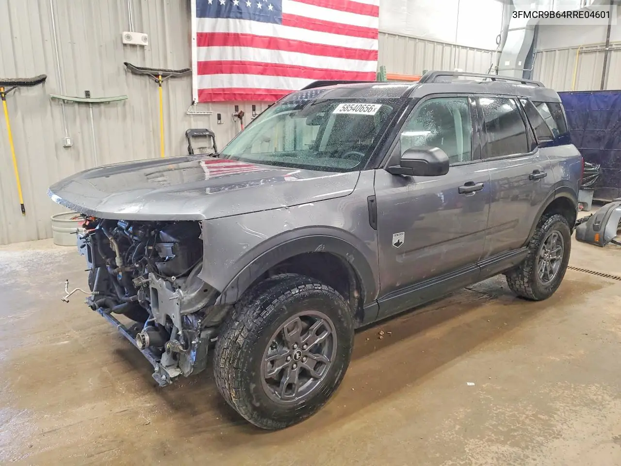 2024 Ford Bronco Big Bend VIN: 3FMCR9B64RRE04601 Lot: 58540656