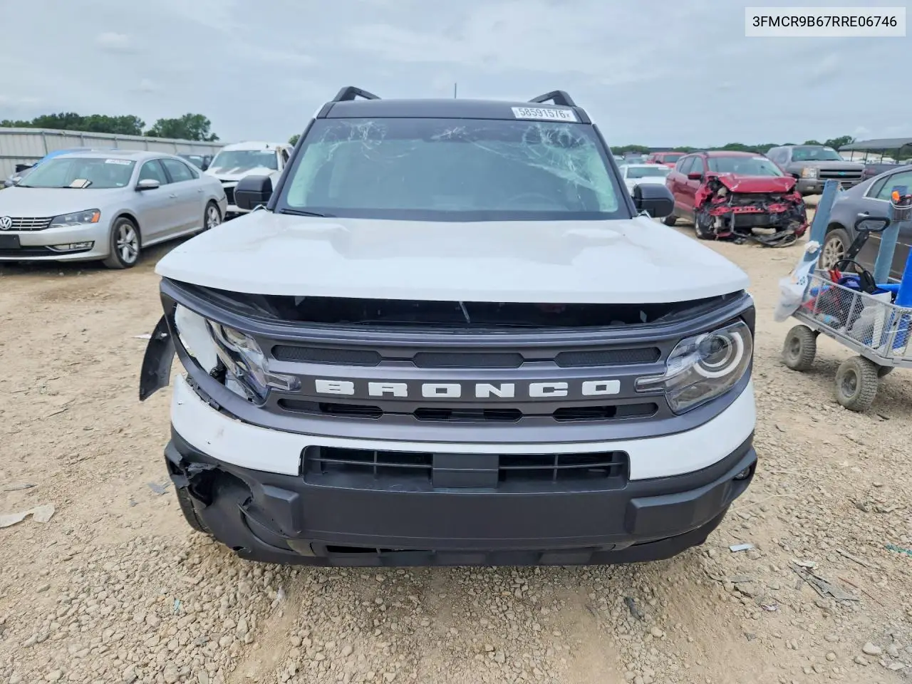 2024 Ford Bronco Sport Big Bend VIN: 3FMCR9B67RRE06746 Lot: 58591576