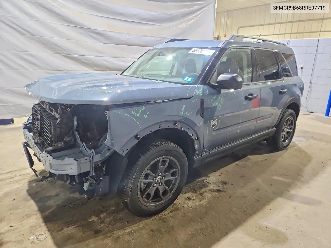 2024 Ford Bronco Sport Big Bend VIN: 3FMCR9B68RRE97719 Lot: 58609356