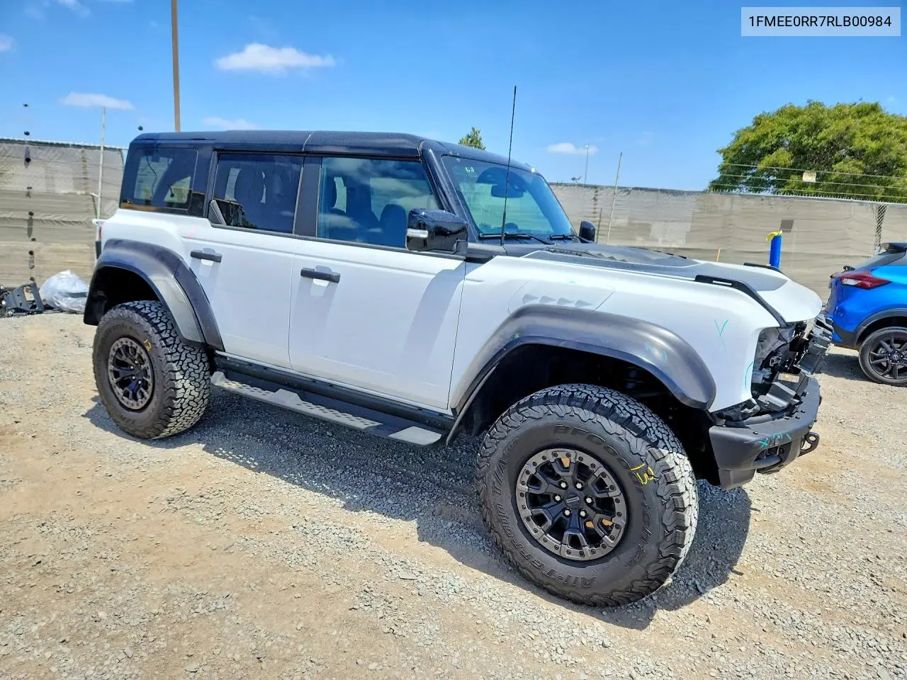 2024 Ford Bronco Raptor VIN: 1FMEE0RR7RLB00984 Lot: 58823286