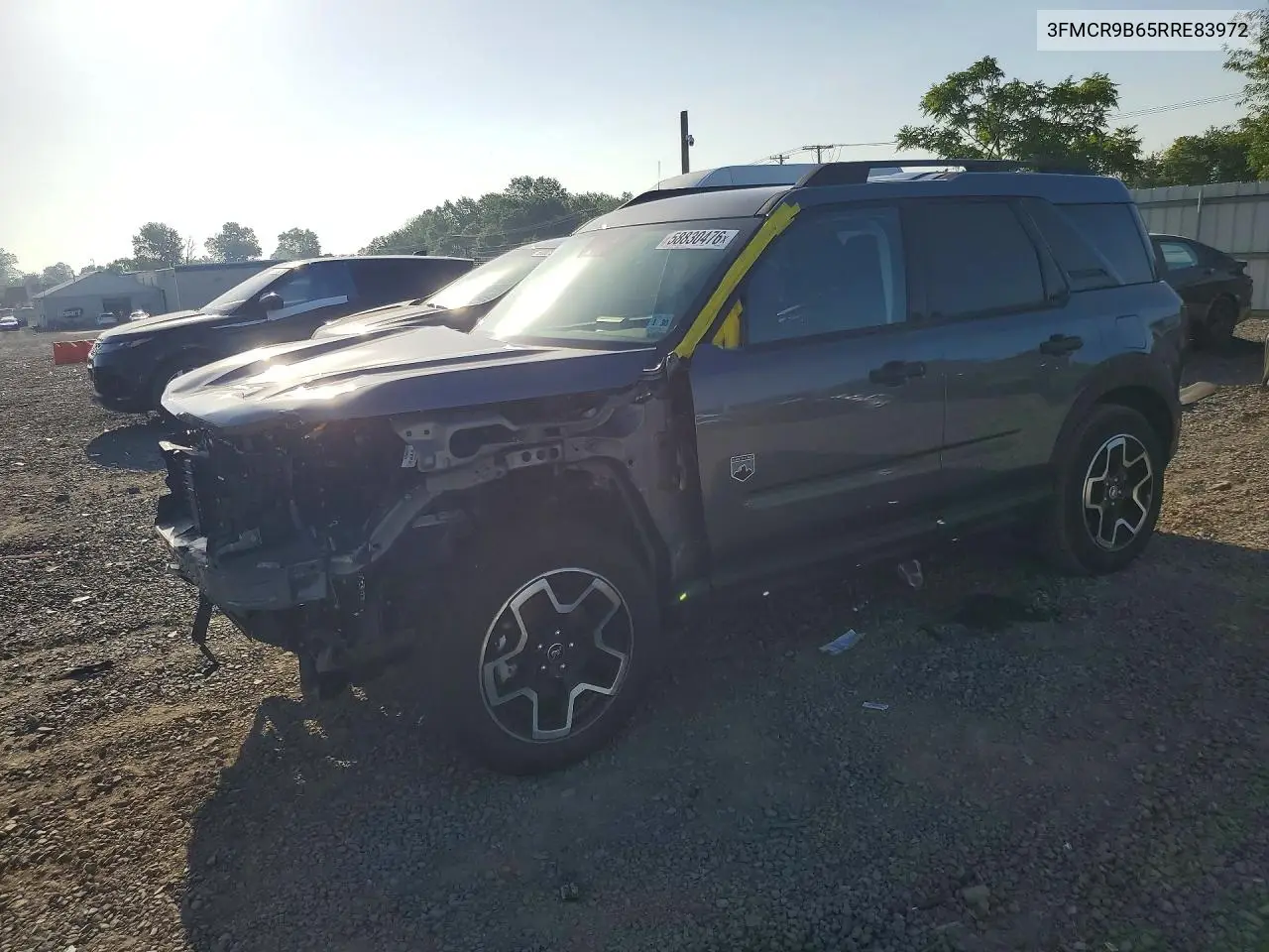 2024 Ford Bronco Sport Big Bend VIN: 3FMCR9B65RRE83972 Lot: 58830476