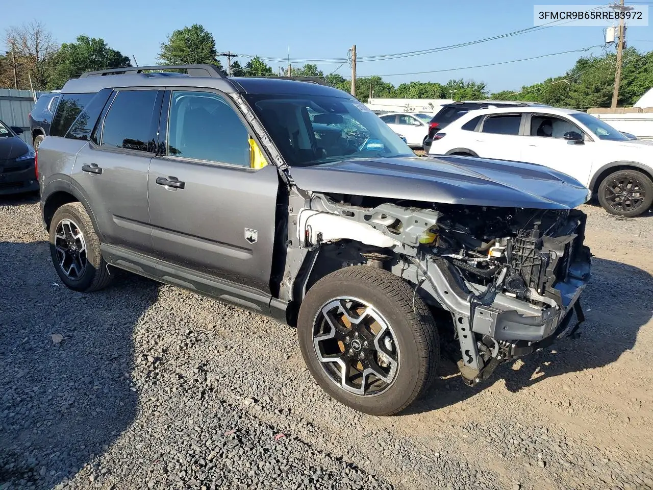 2024 Ford Bronco Sport Big Bend VIN: 3FMCR9B65RRE83972 Lot: 58830476