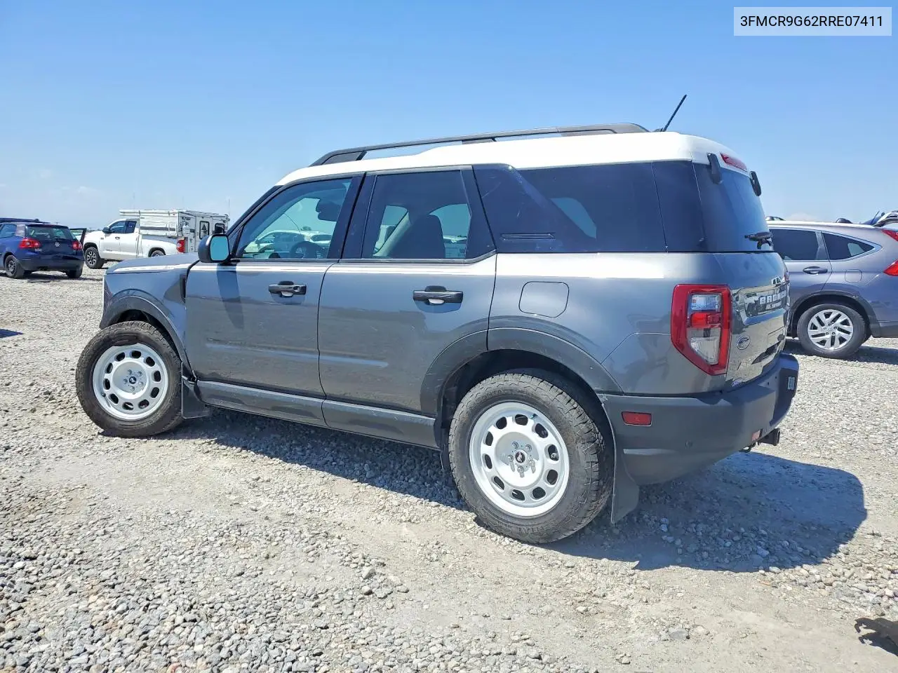 2024 Ford Bronco Sport Heritage VIN: 3FMCR9G62RRE07411 Lot: 58836656