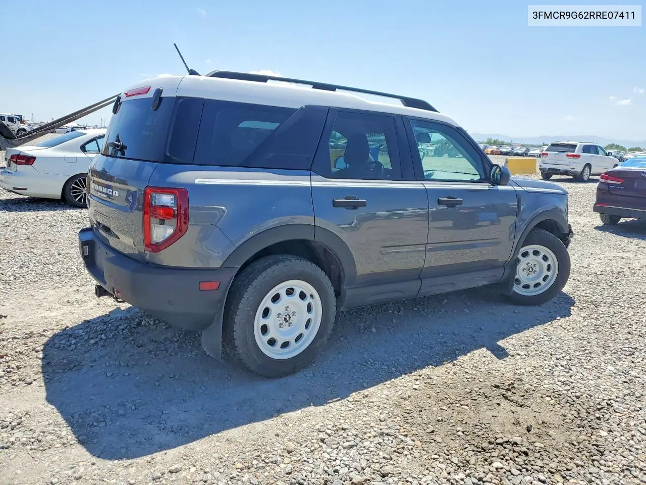2024 Ford Bronco Sport Heritage VIN: 3FMCR9G62RRE07411 Lot: 58836656