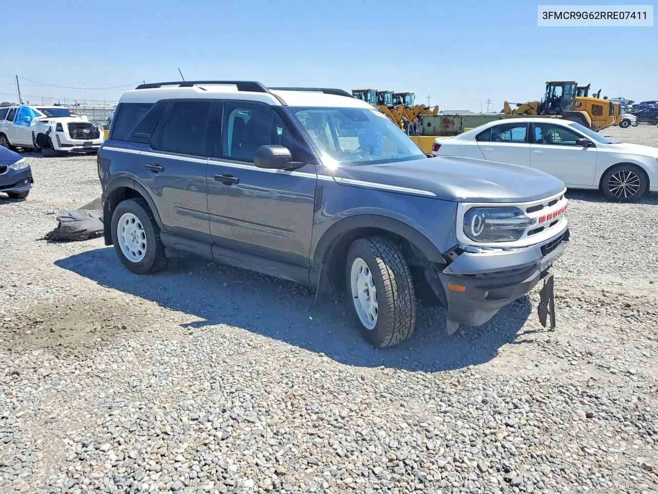 2024 Ford Bronco Sport Heritage VIN: 3FMCR9G62RRE07411 Lot: 58836656